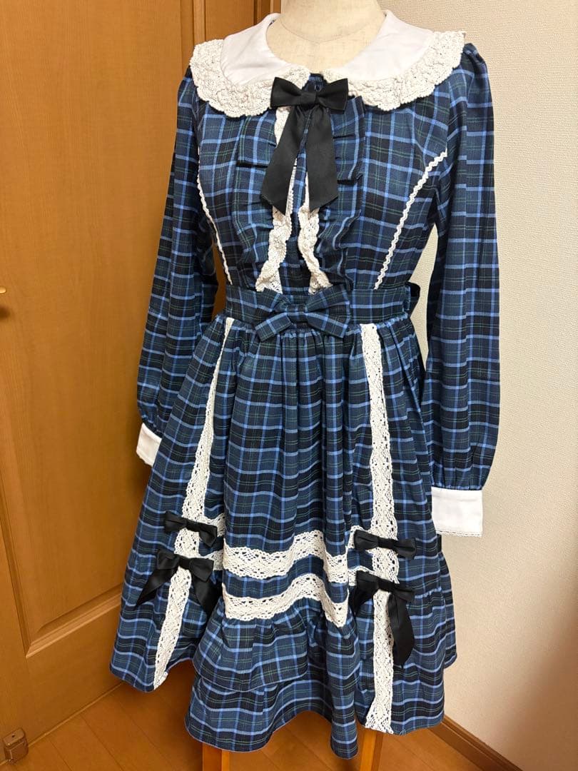 【美品】タータンチェックワンピース