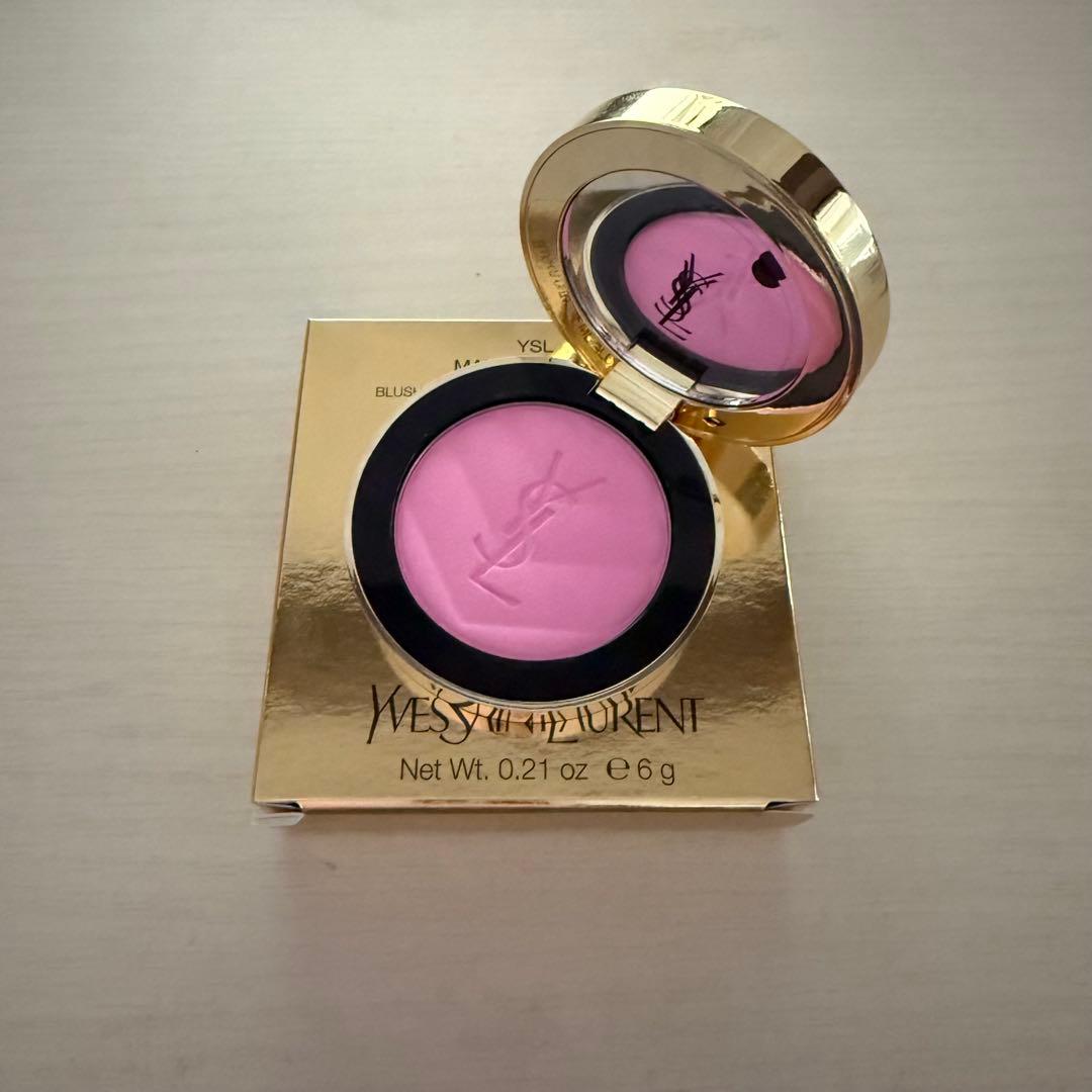 YSL メイクミーブラッシュ　パウダーS 42 ベビードールピンク　チーク