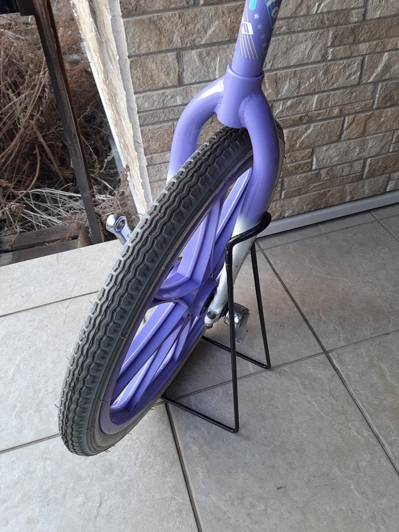ブリヂストン　BRIDGESTONE　子ども用　一輪車　２０インチ　パープル
