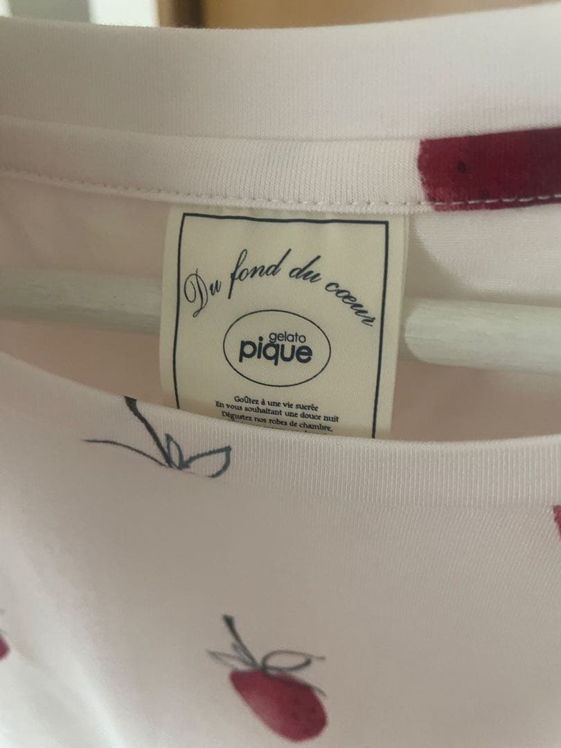 GELATO PIQUE ストロベリー柄半袖ルームウェアセット　新品・未使用