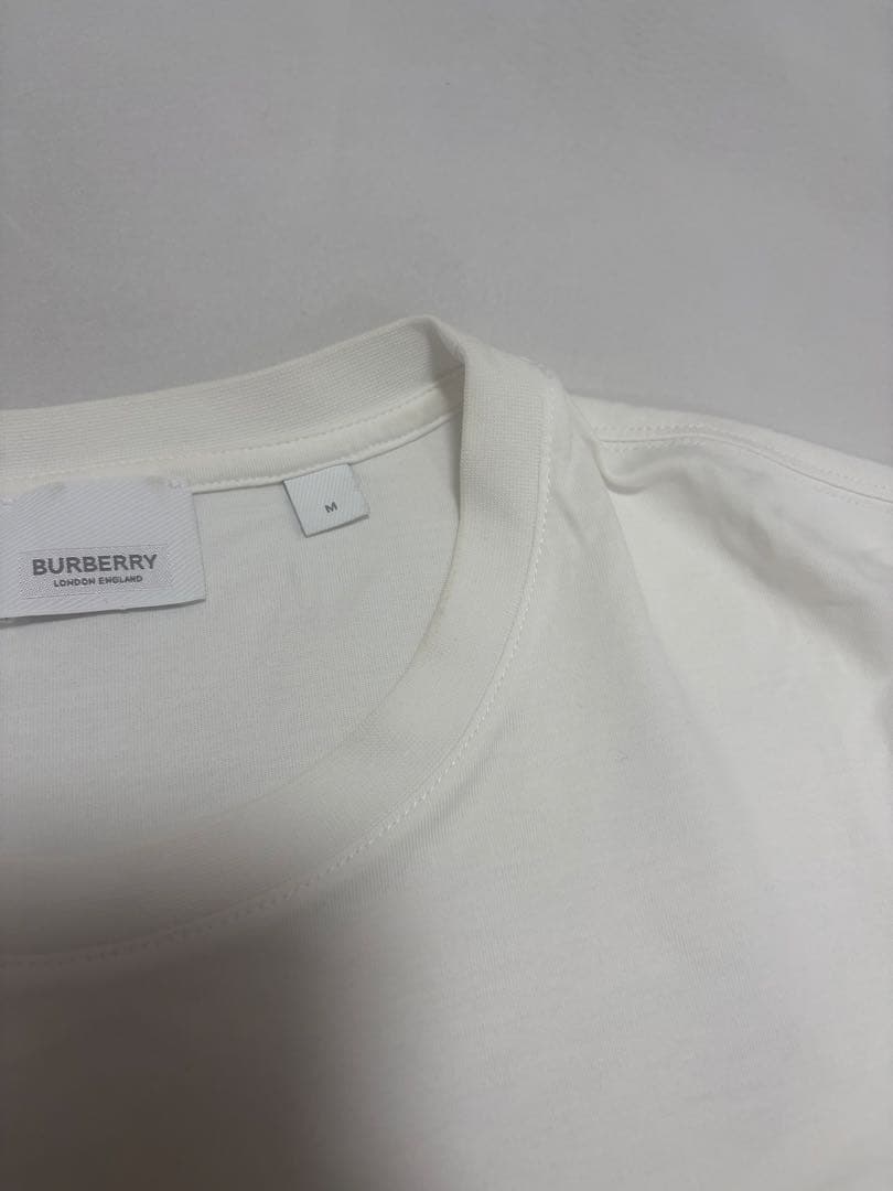 【バーバリー】BURBERRY ロゴ Tシャツ ホワイト