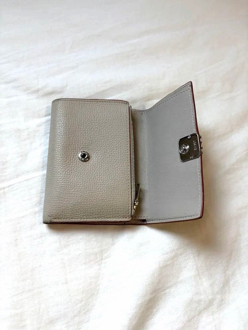 【値下げ】ロエベ アナグラム レザー 三つ折り財布