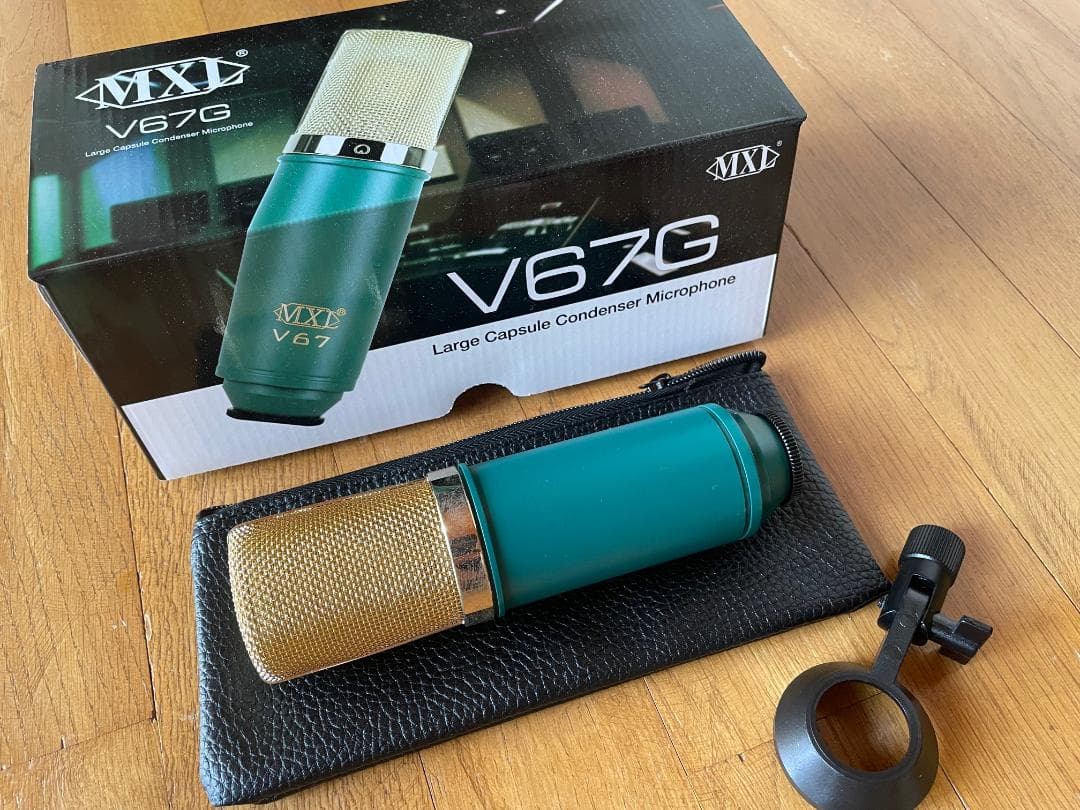ボーカルに！ MXL V67G コンデンサーマイク[美品/箱あり/動作確認済]