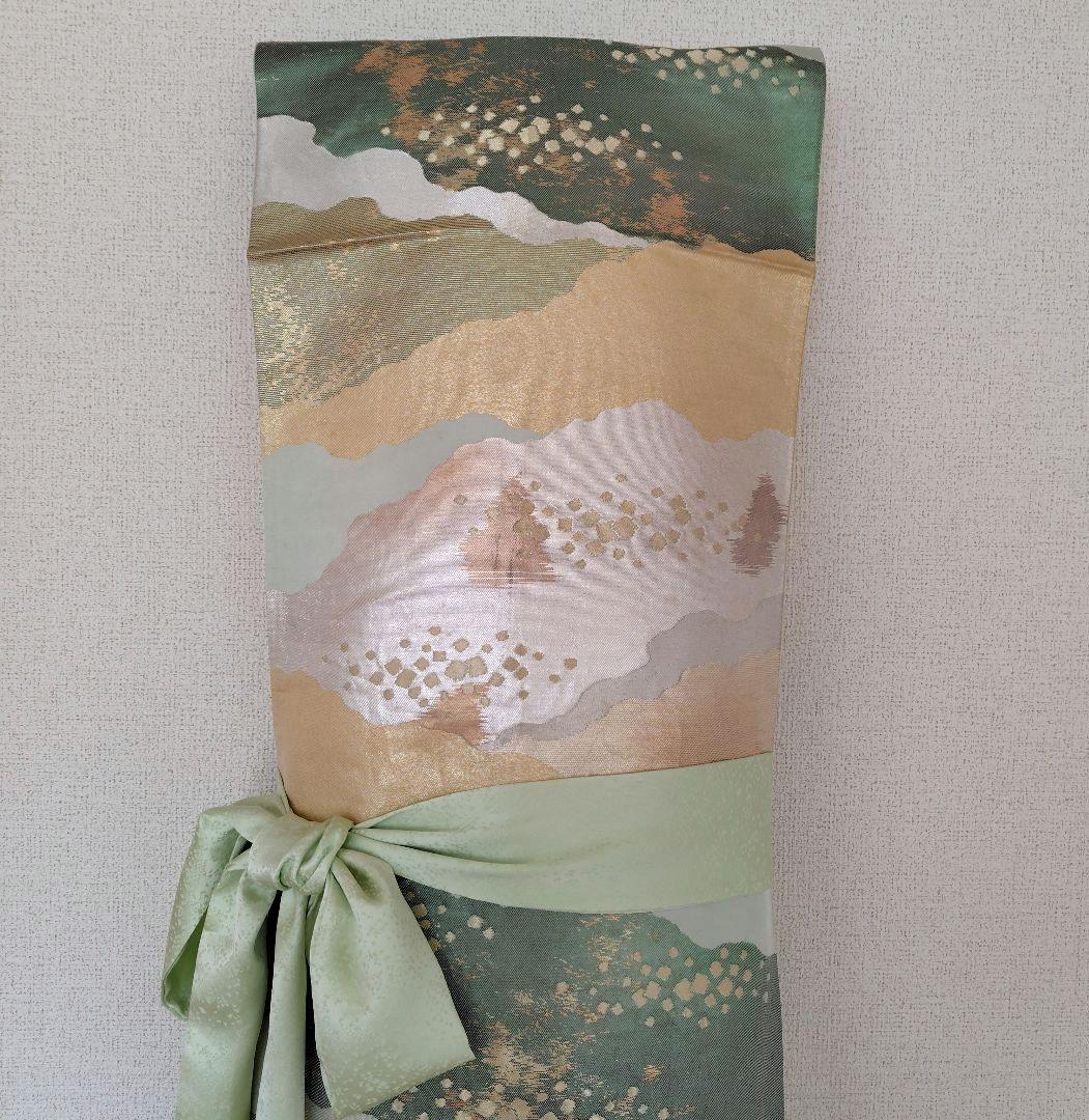 お琴カバー【侘】着物帯 ゆたん油単ハンドメイド 和楽器 正絹 袋帯 生田流山田流