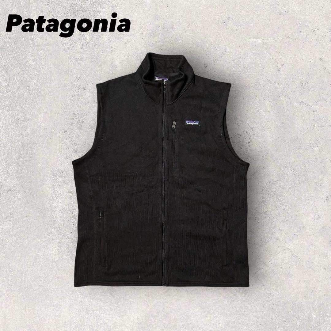 【パタゴニア】ベターセーターベスト　フリースベスト　黒　XL 19年製　美品 f