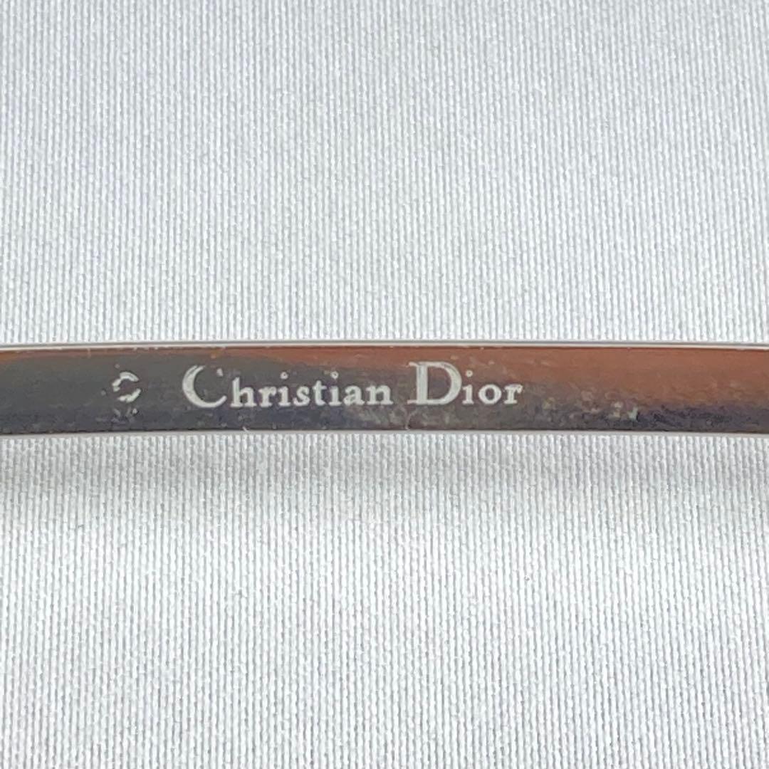 【美品】Christian Dior サングラス　リムレス　ブラウン ケース付き