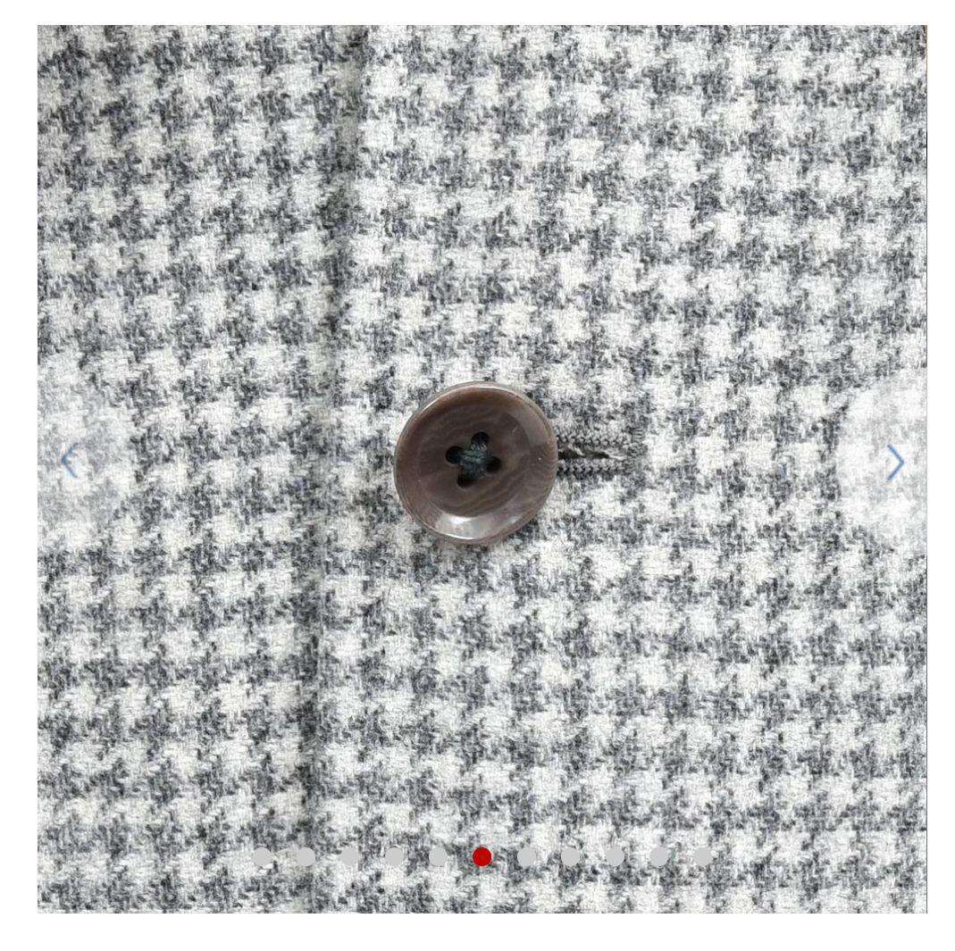 guji（グジ）ウールカシミアハウンドトゥース3Bジャケット 　タリアトーレ