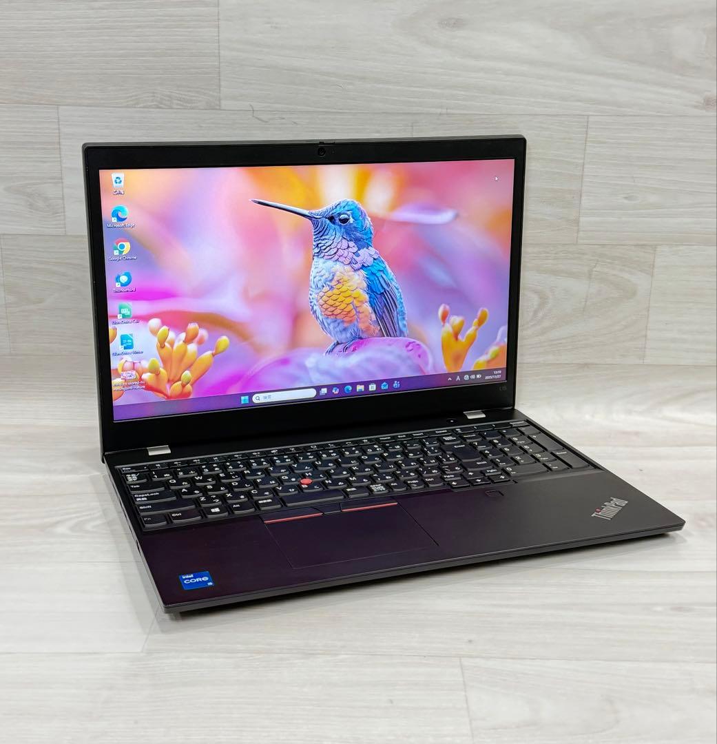 11世代Lenovo ThinkPad L15ノートPCメモリー16GB/SSD