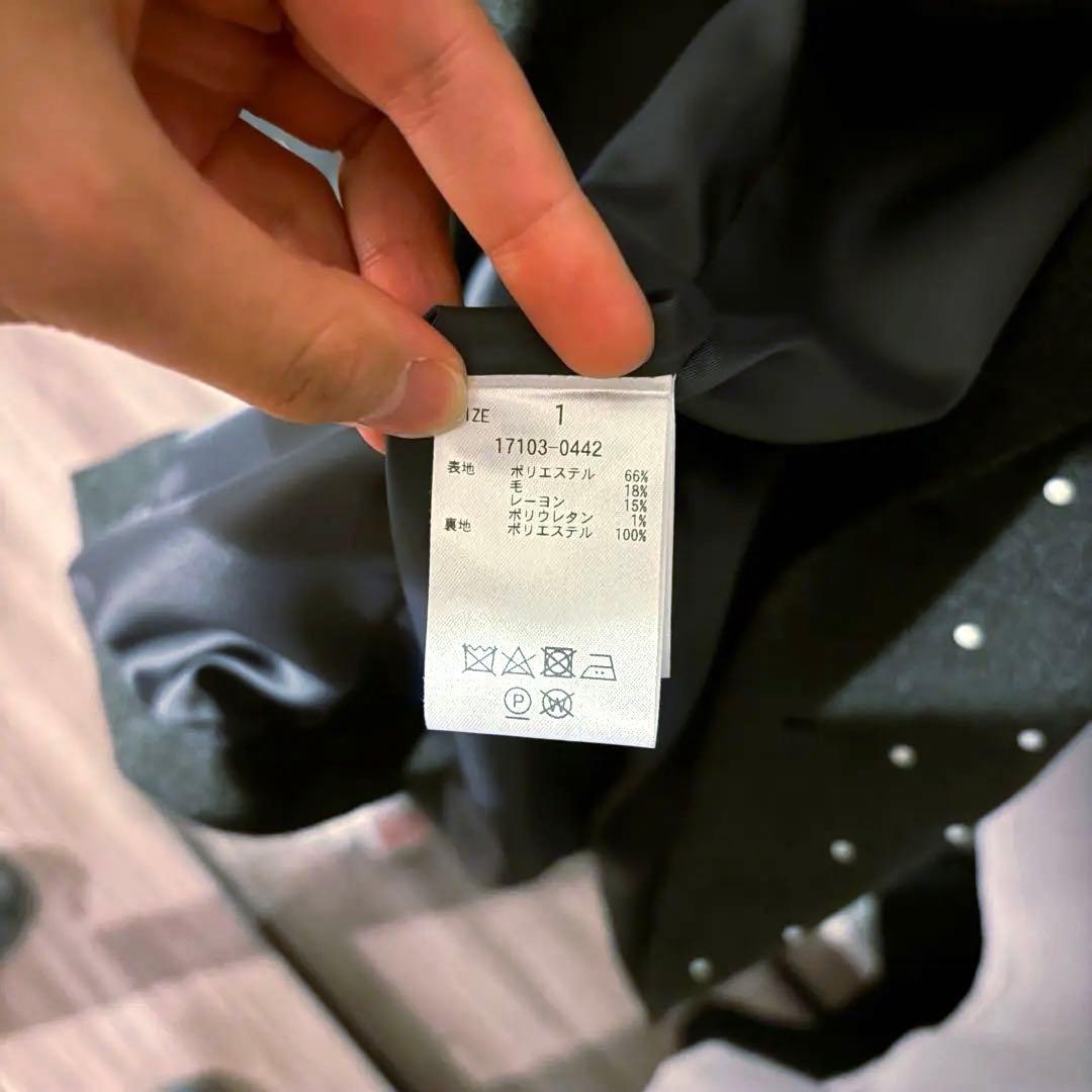 CLANE PEARL DOT JACKET サイズ1 グレー