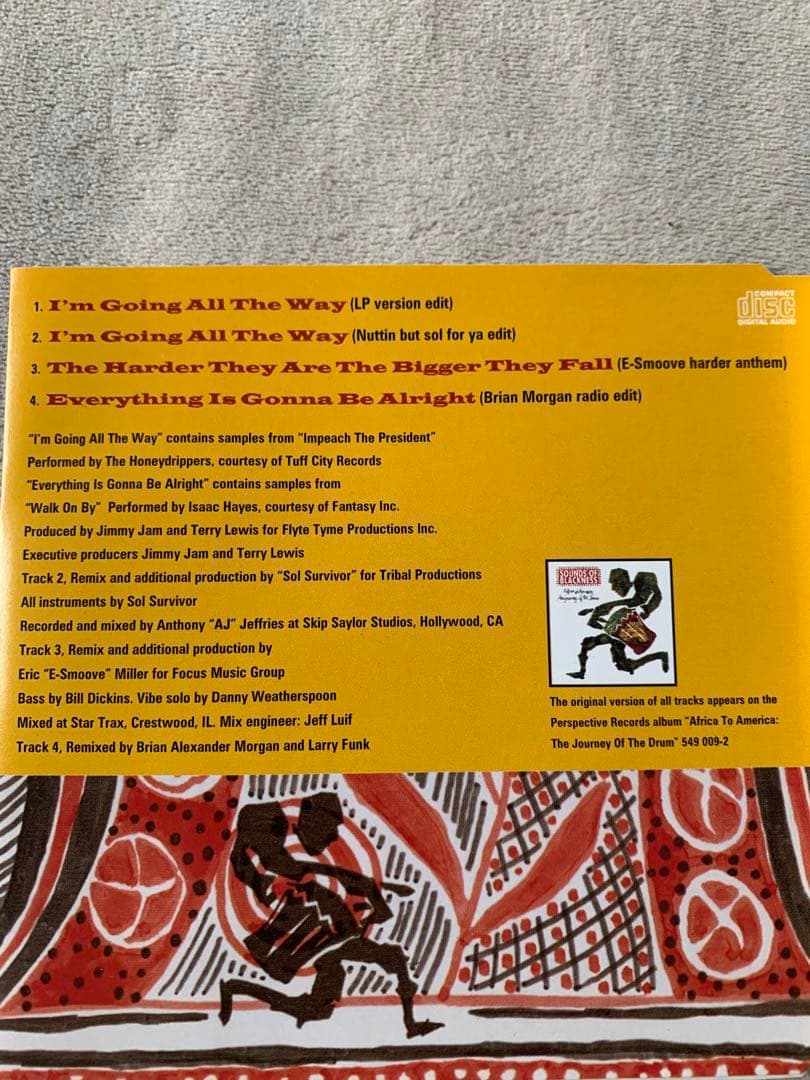 SOUNDS OF BLACKNESS／I'm Going All The Wa