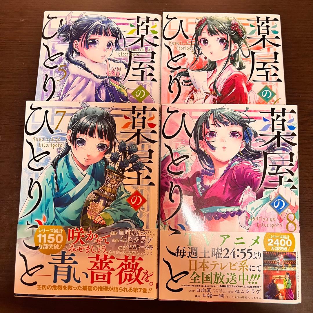 薬屋のひとりごと 1〜14巻　全巻セット　ポストカード