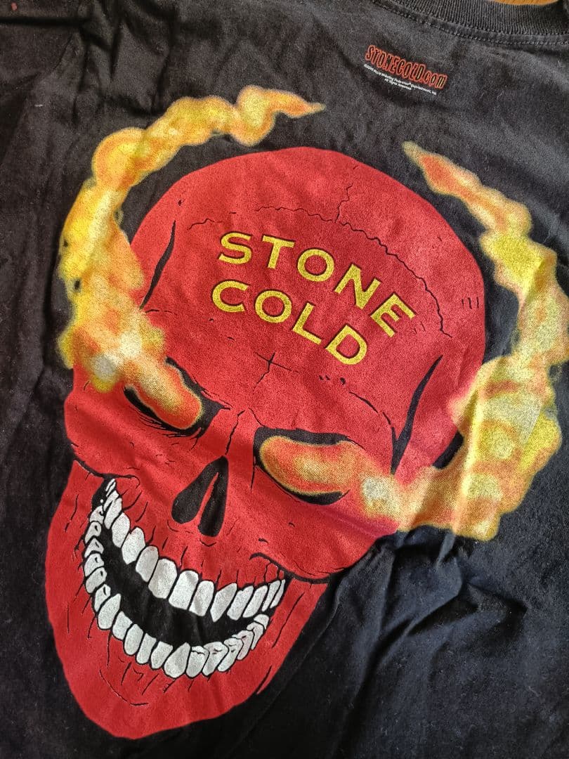 WWFストーンコールドSTONE COLD　コピーライト2000年 Tシャツ M