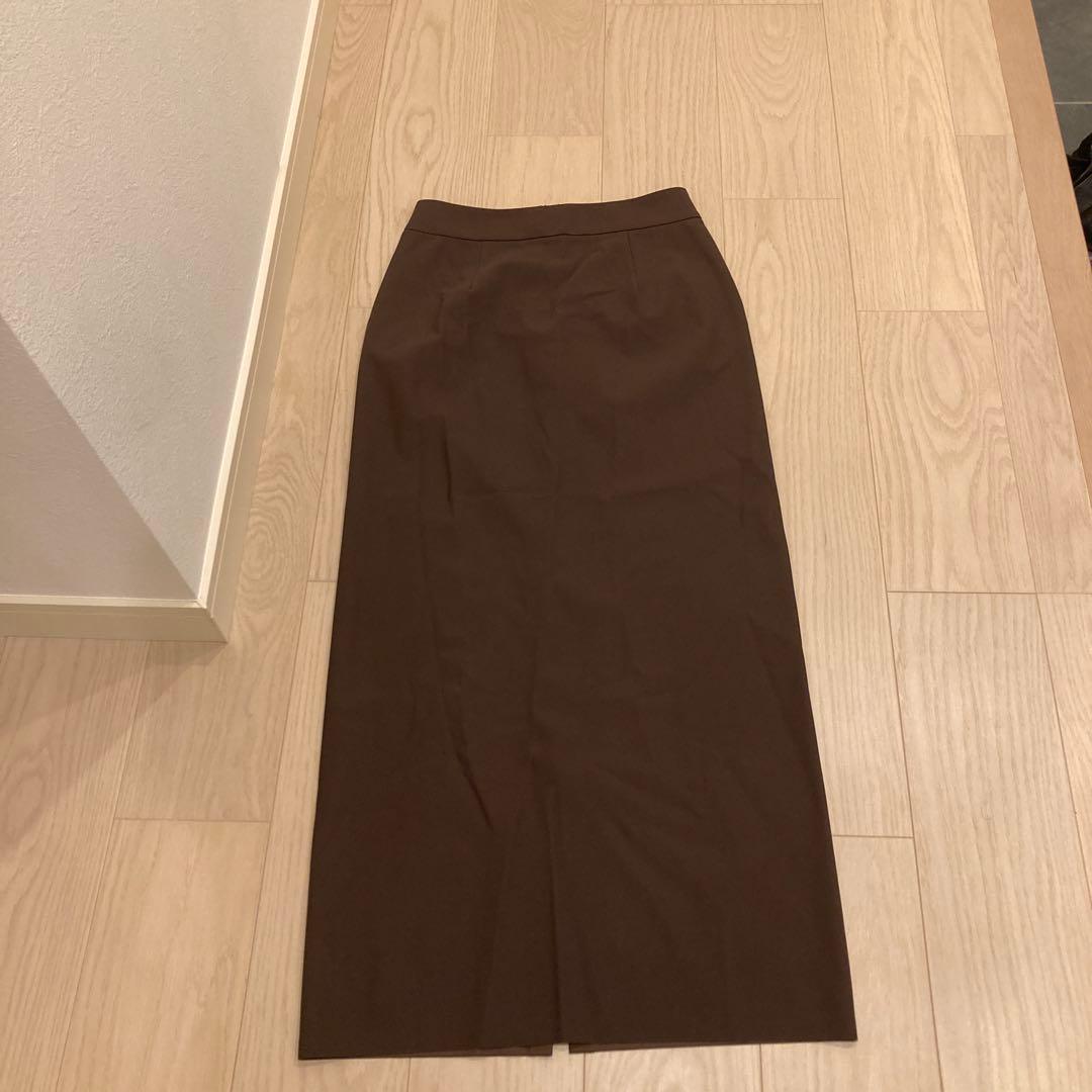 【新品】プラージュ R'IAM ダイバータイトスカート　ブラウン　38