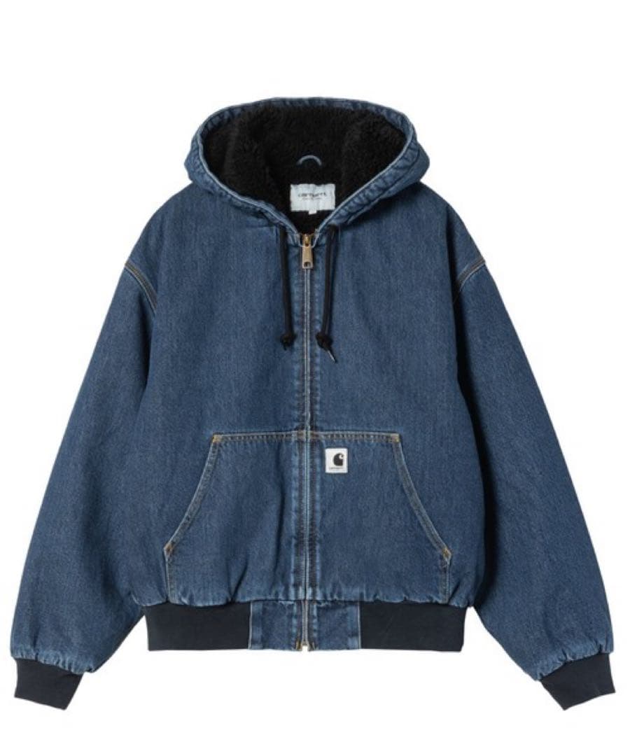 新品未使用 Carhartt アクティブジャケット m インディゴ　デニム