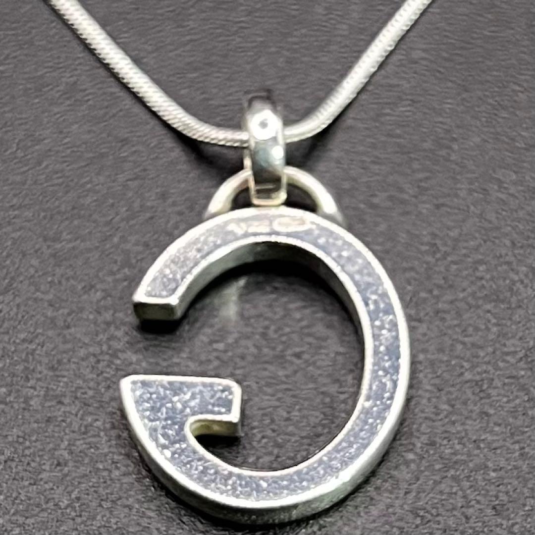 GUCCI グッチ シルバー ネックレス Gロゴ Ag925 社外チェーン