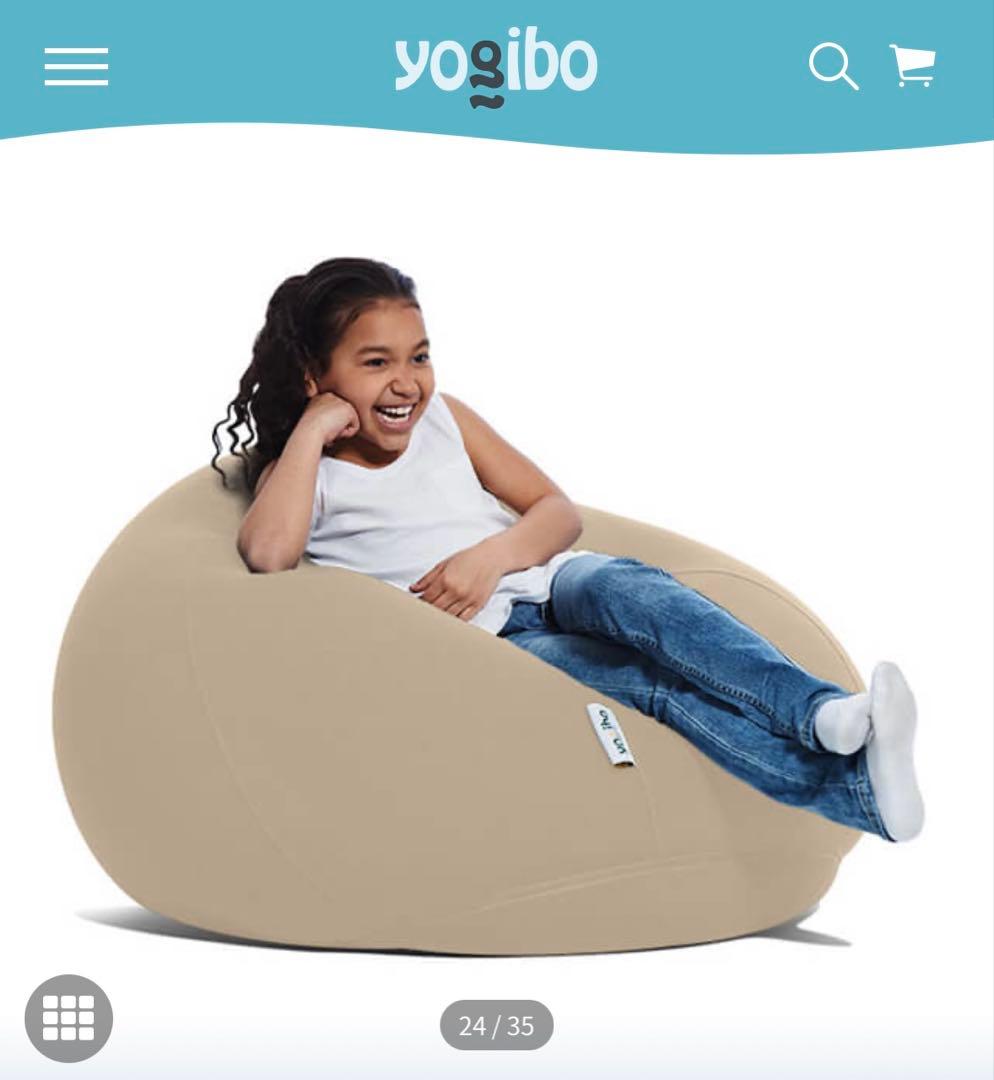 Yogibo Drop ヨギボー ドロップ 替えカバー ライトグレー