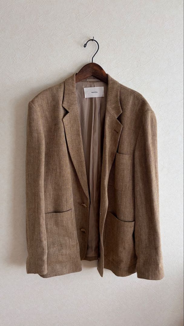 ジャケット・アウター TODAYFUL boyfriend linen jacket 38 BEIGE