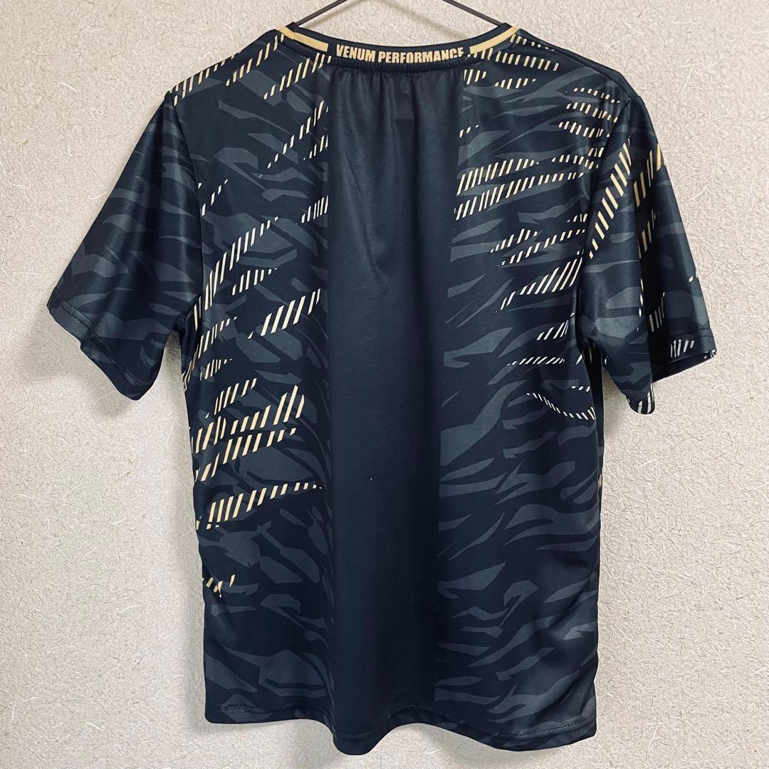 UFC×VENUM ファイトウィーク Tシャツ ブラック×ゴールド Mサイズ