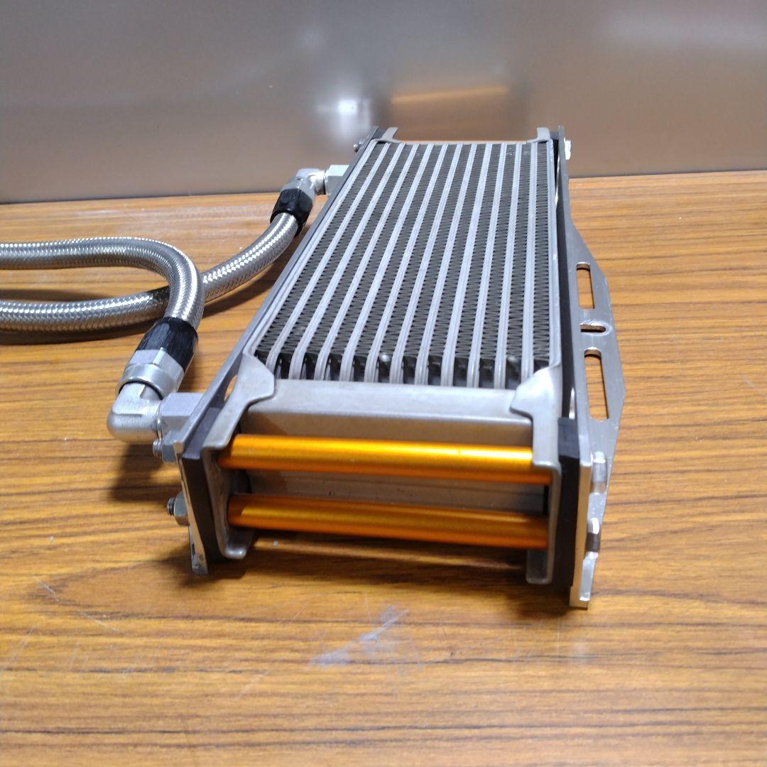 う*た様 オイルクーラー13段 ステンレスホース付　ゼファー750取外し　カワサ