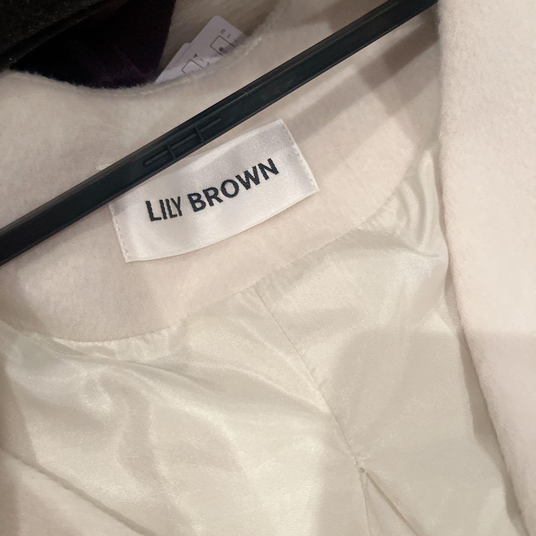 新品未使用Lily Brown リリーブラウン ノーカラーコート
