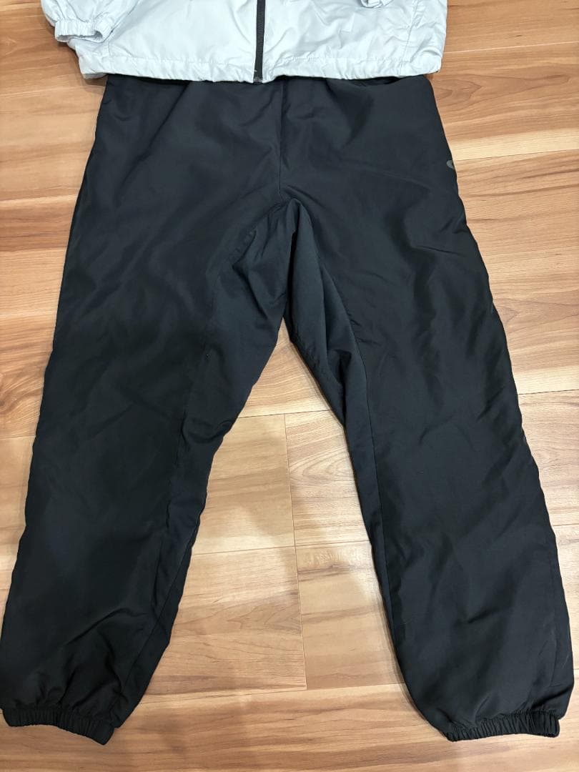 【美品】Mサイズ ウィンドブレーカーセット ホワイト/ブラック