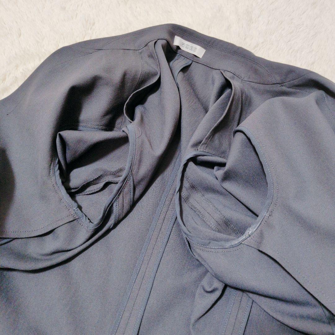 PLST プラステ ダブルブレスト ジャケット 紺ブレ 金ボタン