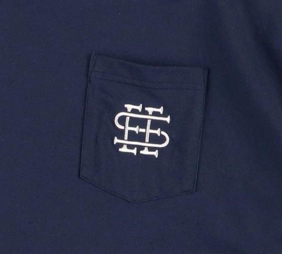 トップス SEE SEE SUPER BIG FLAT POCKET TEE NAVY