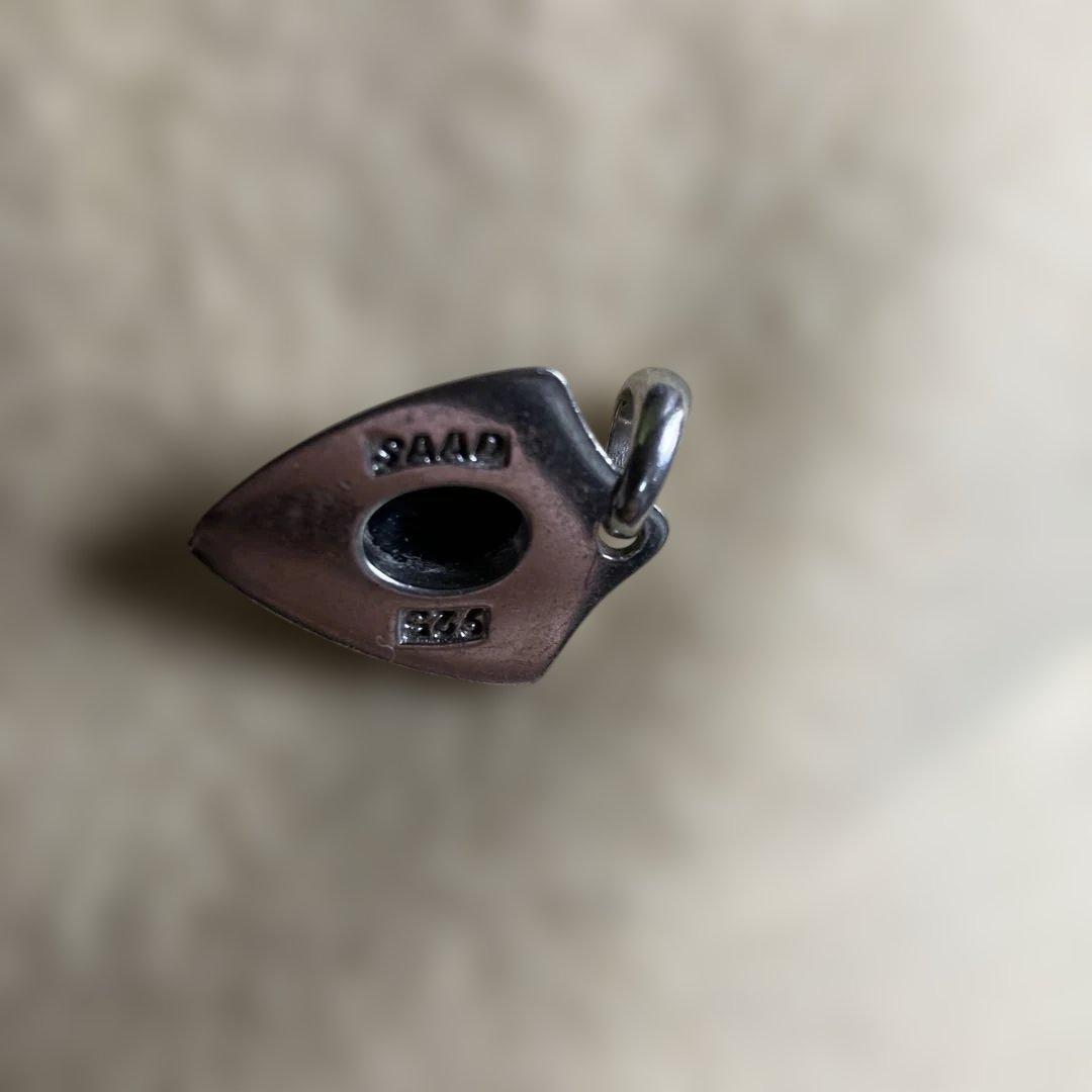 SAAD サード ヤジリモチーフ オニキス ペンダント 925 SILVER