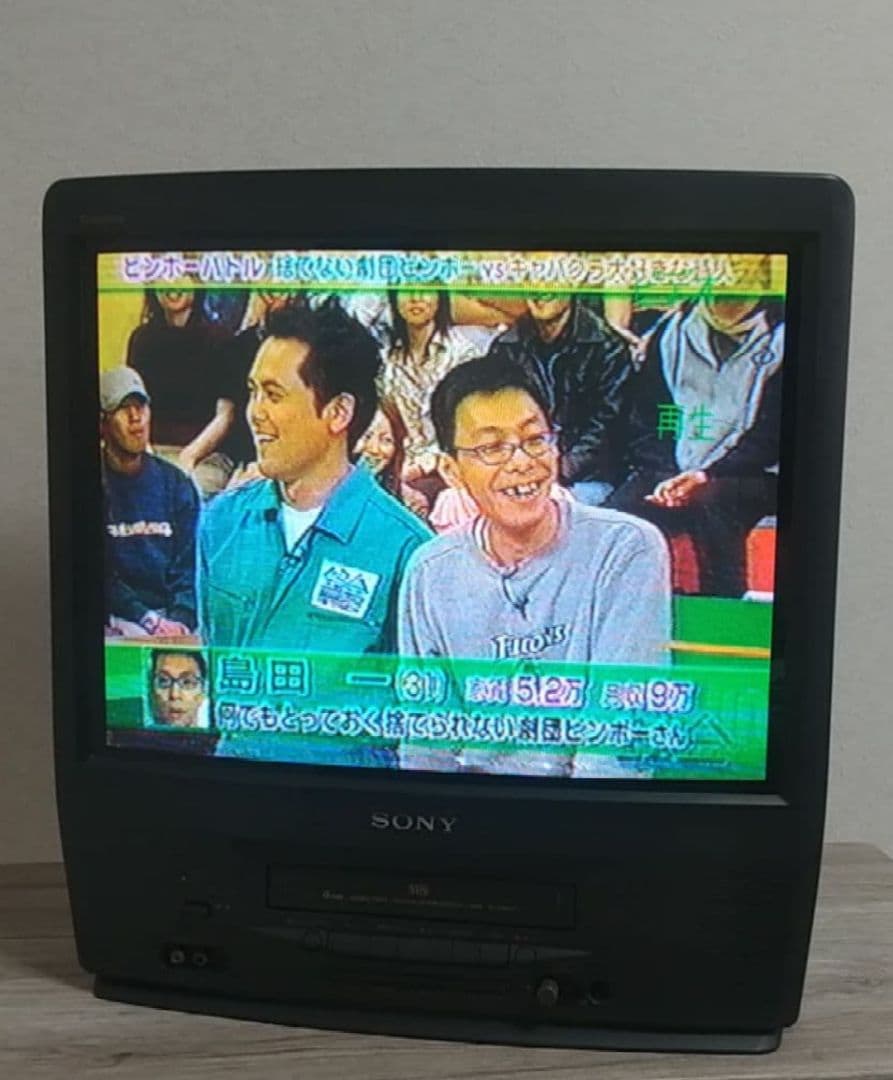 【美品】SONY Trinitron 21インチ ブラウン管テレビ テレビデオ
