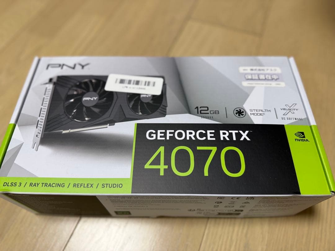 グラフィックボード・グラボ・ビデオカード PNY GeForce RTX 4070 12GB