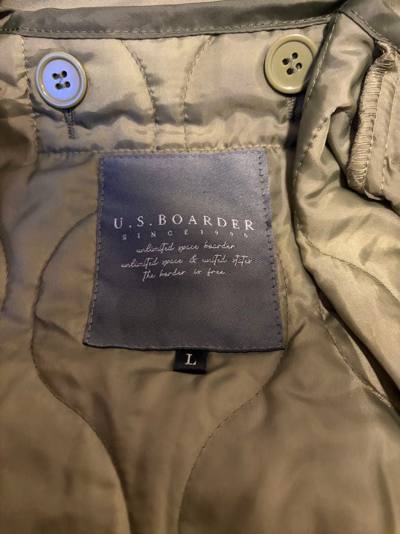 U.S. BOARDER オリーブグリーンモッズコート