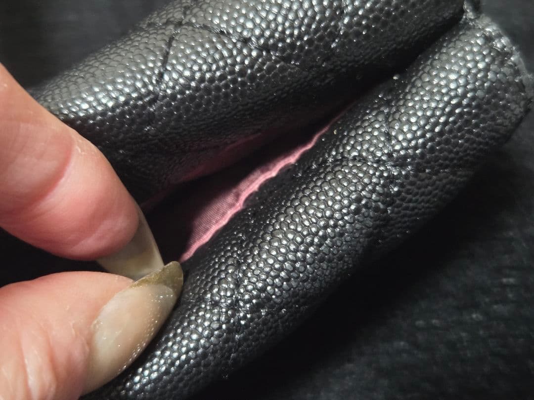 CHANEL ブラック 三つ折り財布 ノベルティ