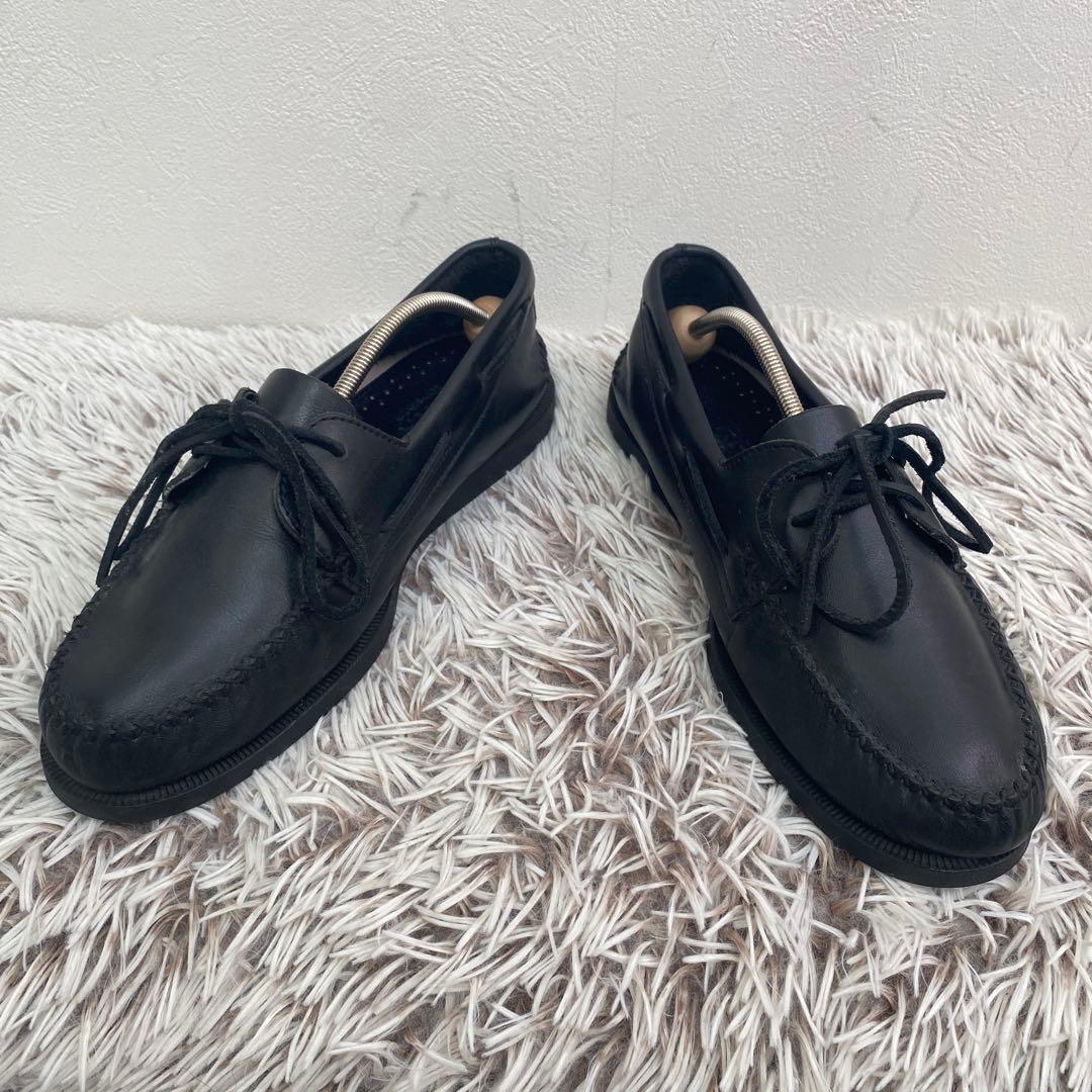 【良品】SPERRY TOP-SIDER レザー モカシン シューズ　9.5