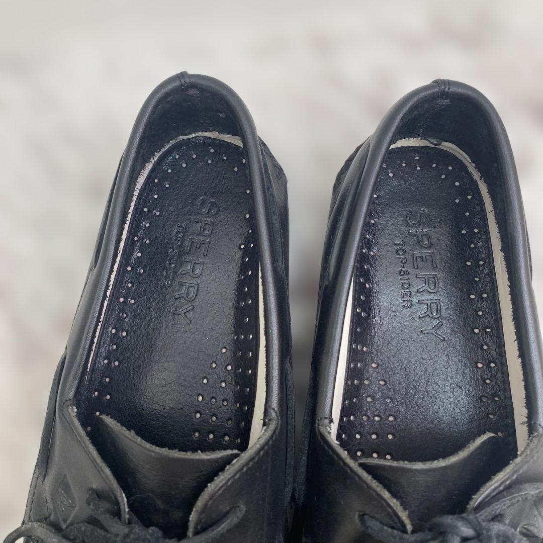 【良品】SPERRY TOP-SIDER レザー モカシン シューズ　9.5
