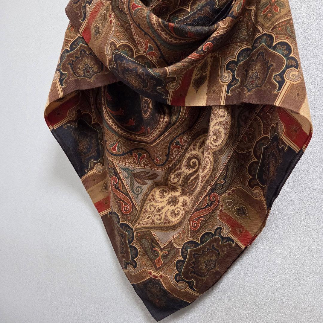 【ETRO】 エトロ ペイズリー柄 大判ストール ショール