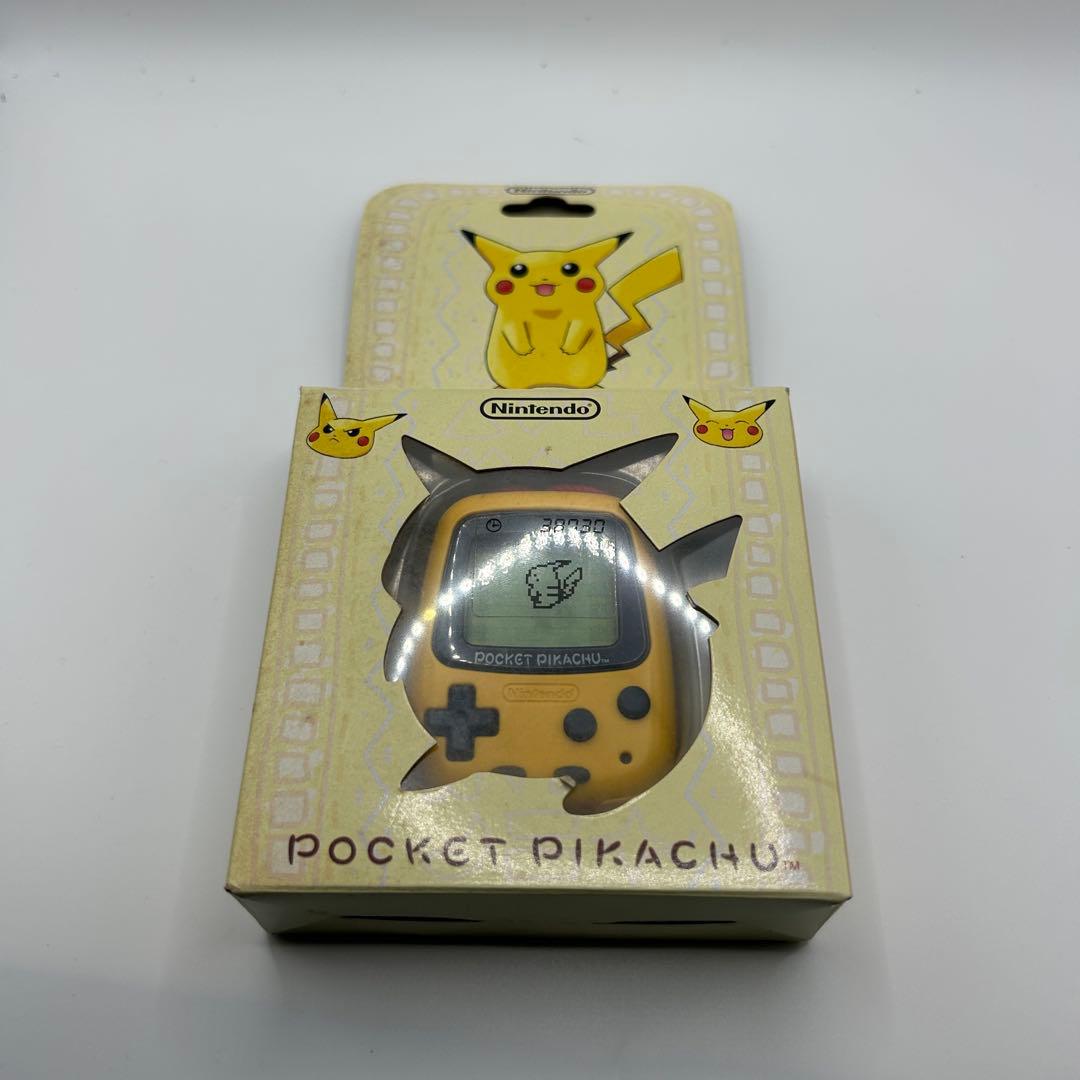 【新品電池交換済】希少チラシ完備 初代ポケットピカチュウ 箱・説明書・動作確認済