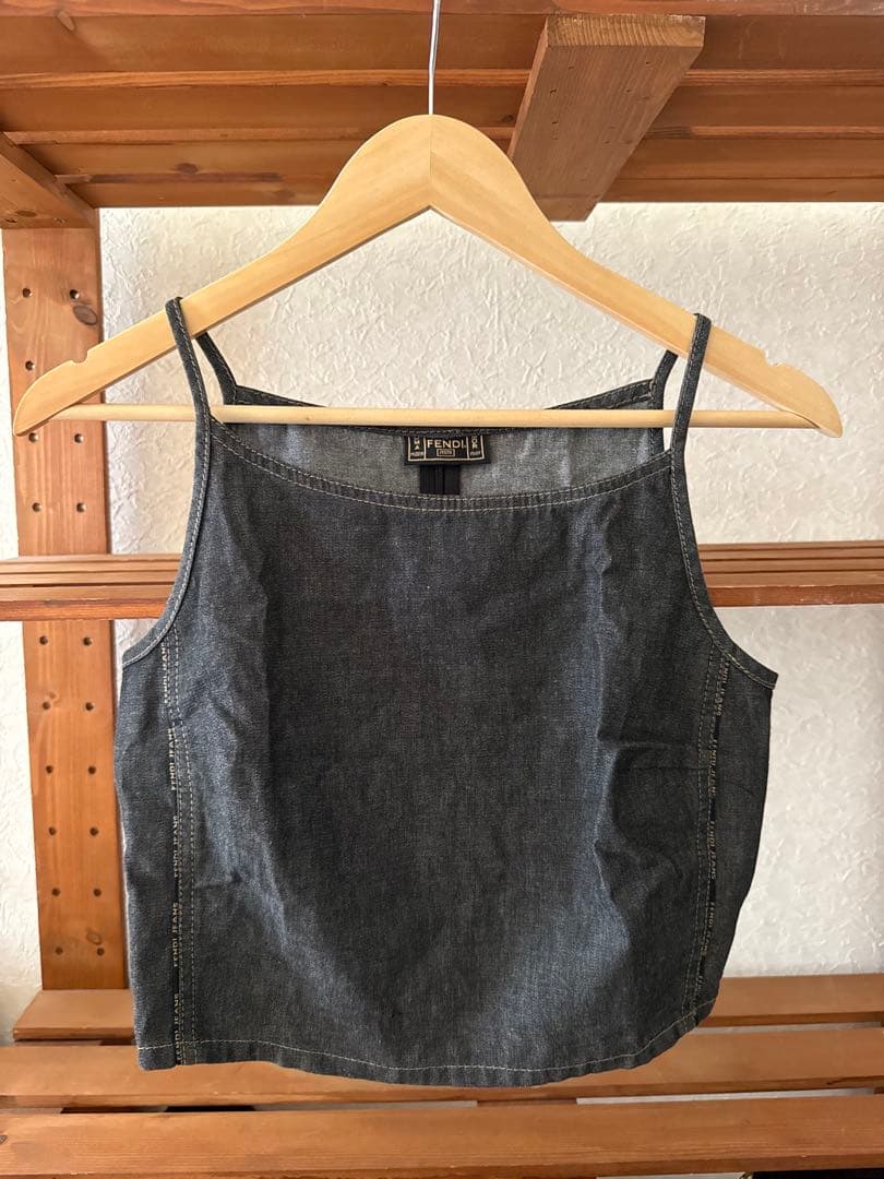 FENDI デニム　キャミソール