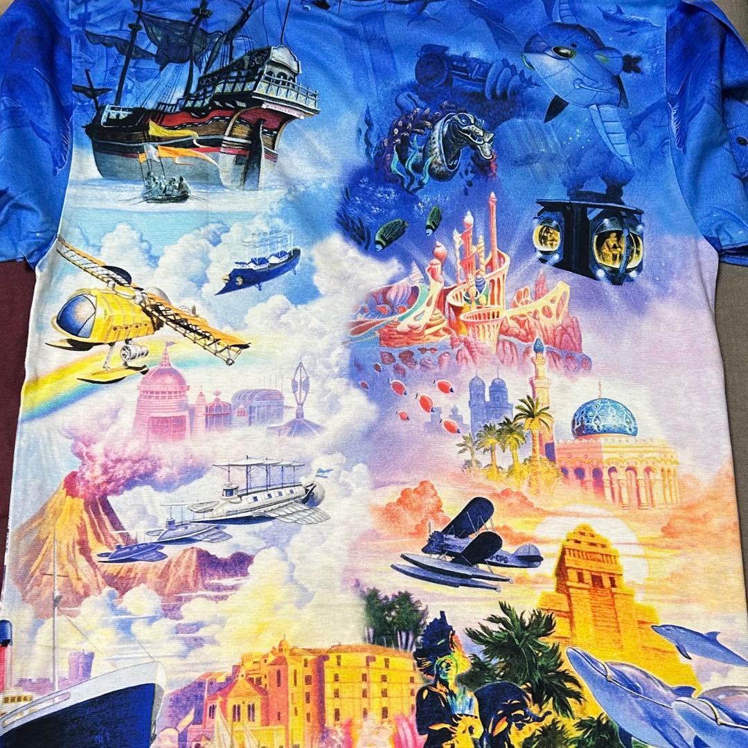ア*ン様 ディズニーシー Tシャツ 総柄 L 新品タグ付き グランドオープニング