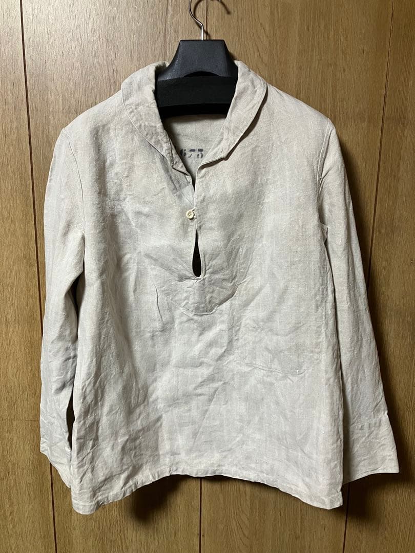 1930s フランス軍 リネンプルオーバー セーラー ショールカラー