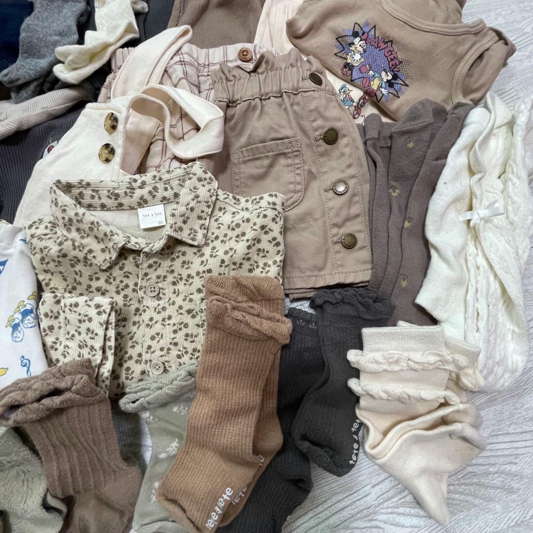 【大量】子供服 女の子 ベビー キッズ まとめ売り 68点 おまけ付き