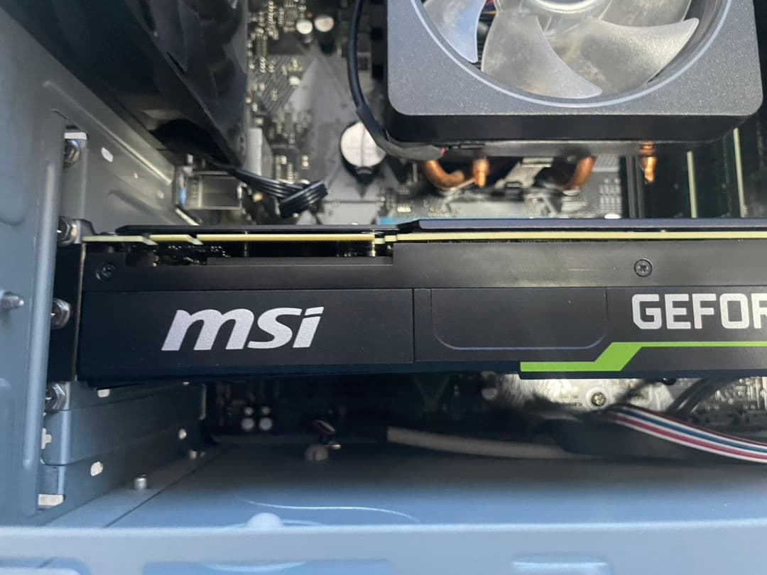 Windowsデスクトップ MSI RTX2080super ryzen7 3700x