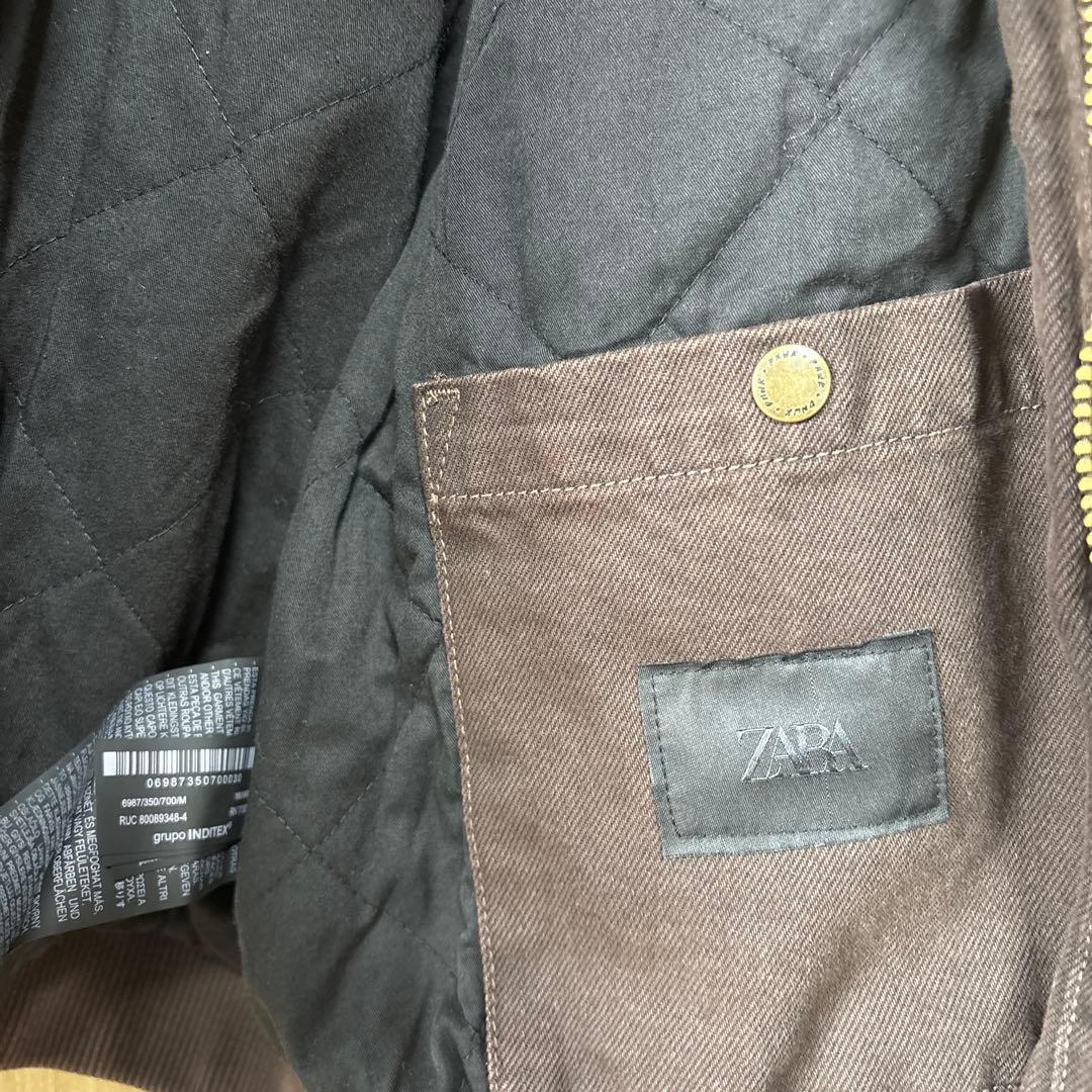 ZARA アウター 中綿入り アクティブジャケット ブラウン