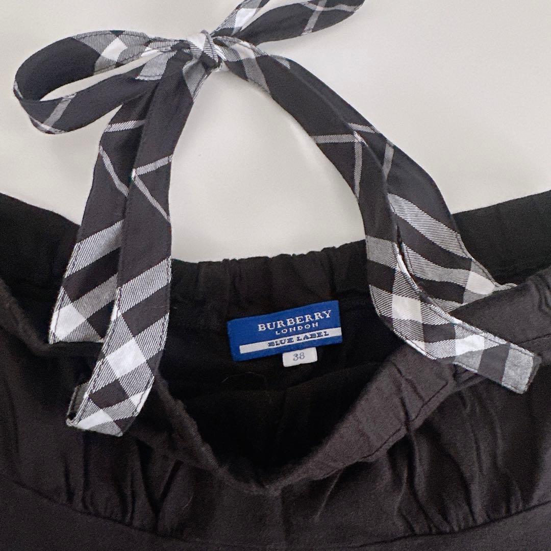 レア BURBERRY BLUE LABEL ホルターネックキャミソール y2k