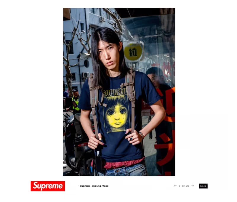 Supreme Margaret Keane黒 Tシャツ