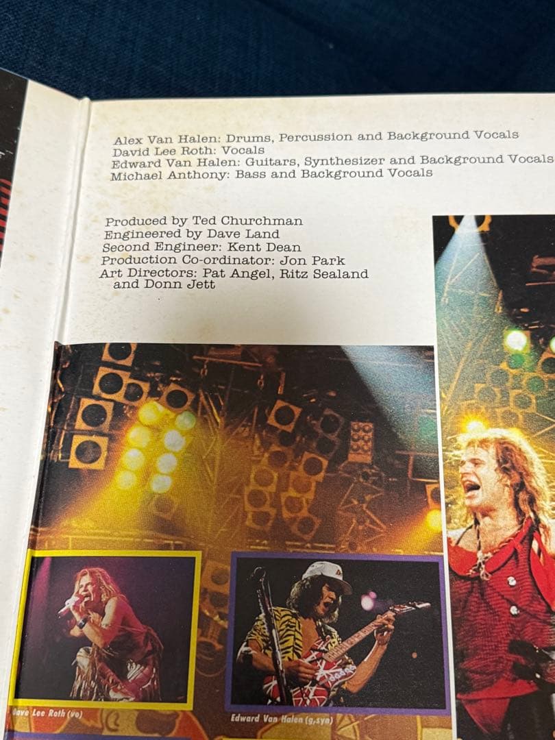 van halen 超名盤summer time live 2lp