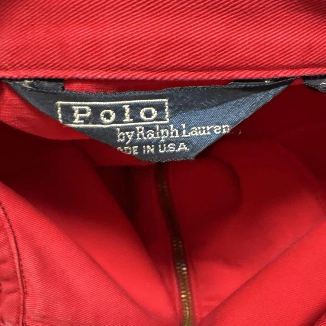 【アメリカ製 90s】ラルフローレン スウィングトップ　レッド XL