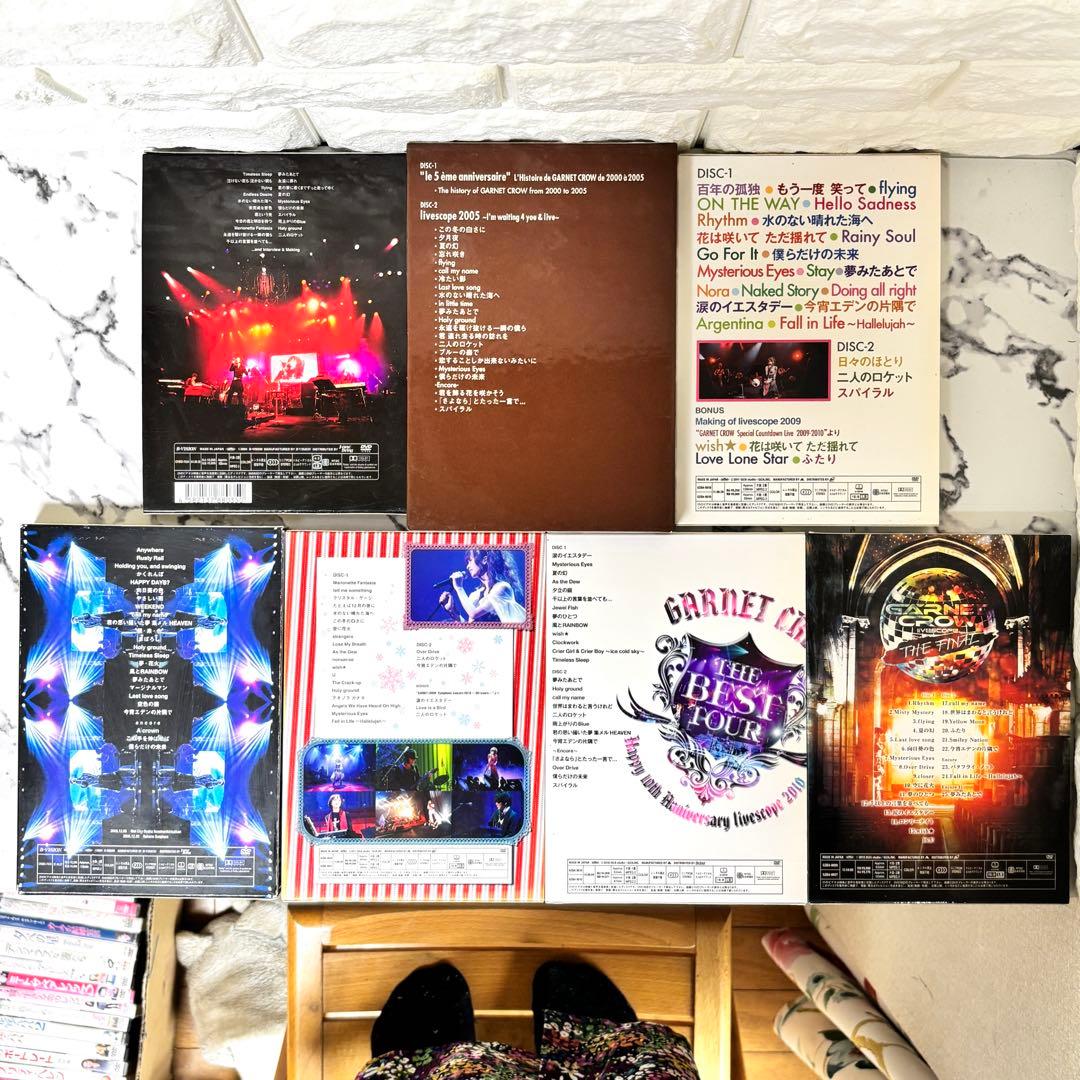 【レア✨】 GARNET CROW ライブ　DVD 7作セット