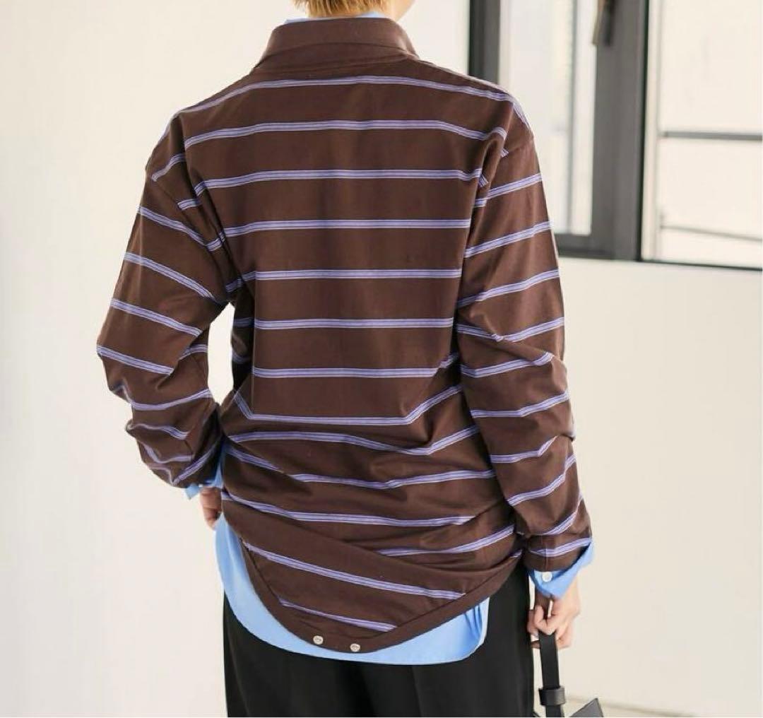 超人気TanC TOKYO STRIPEPOLO ROMPERS トップス