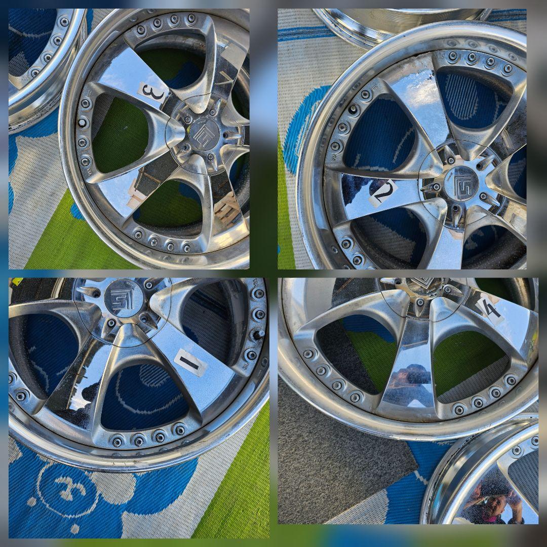 WORK ワーク LS 105アルミホイール19インチ8J+25 PCD 114
