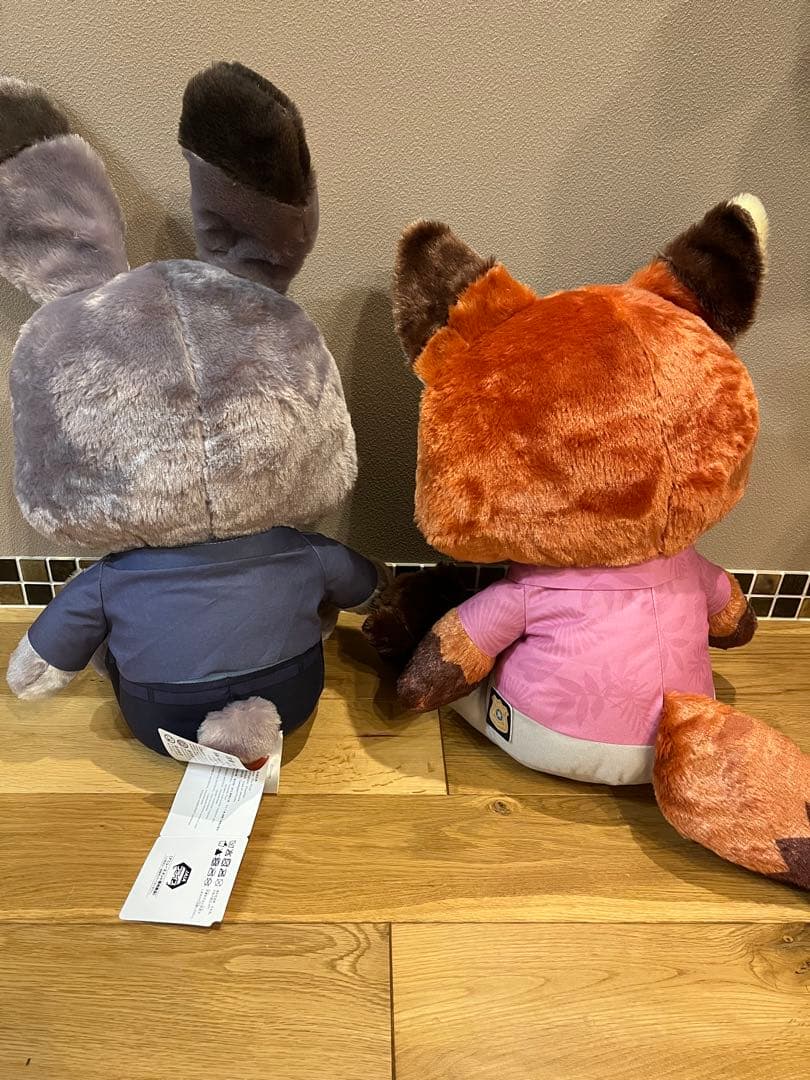 ズートピア2 スーパーラージぬいぐるみ　ジュディ　ニックセット